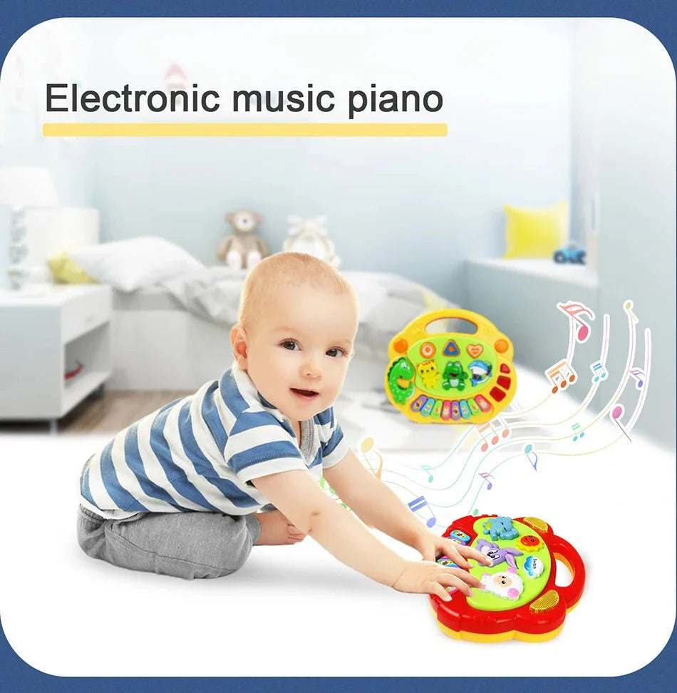 Kids Cartoon Piano Keyboard Toy – Educational Instrument
