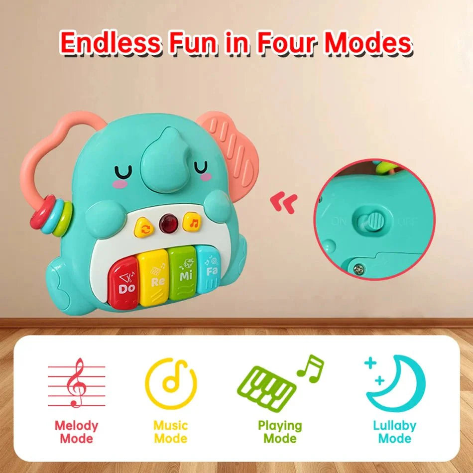 Kids Cartoon Piano Keyboard Toy – Educational Instrument