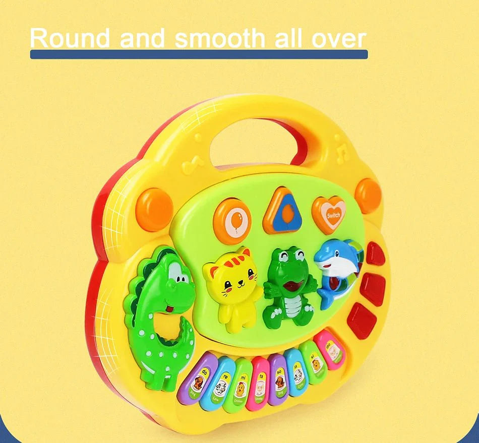 Kids Cartoon Piano Keyboard Toy – Educational Instrument