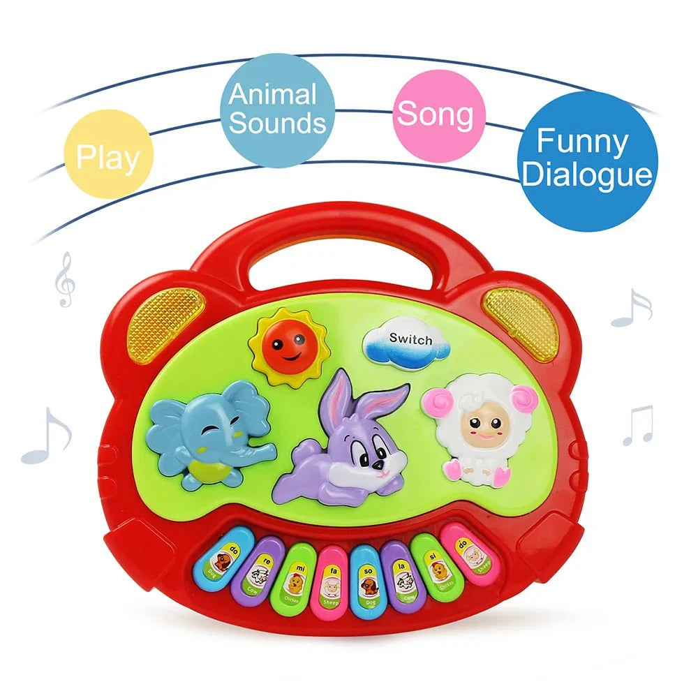 Kids Cartoon Piano Keyboard Toy – Educational Instrument