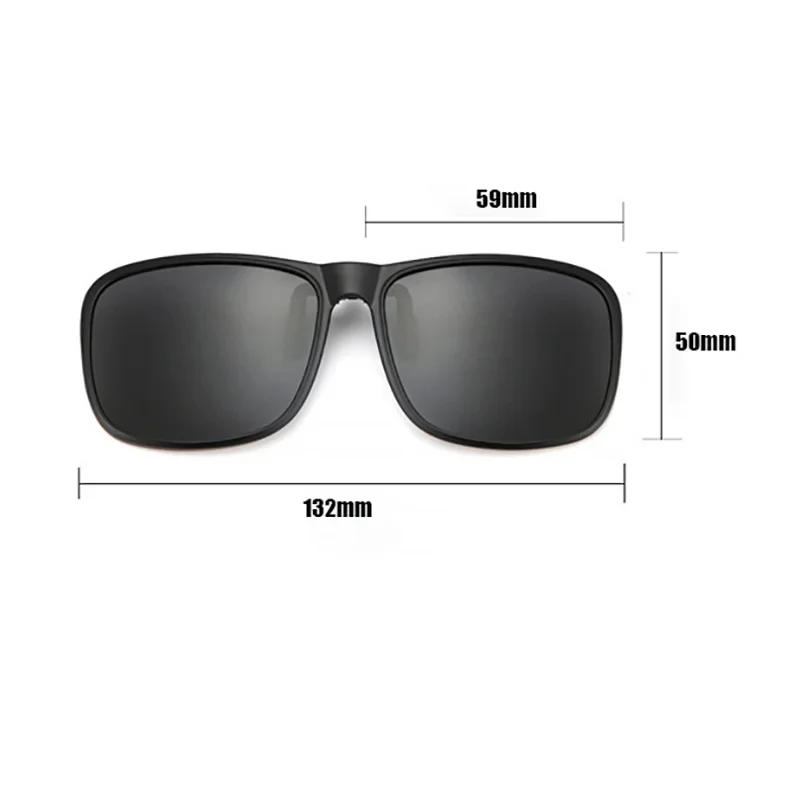 Unisex Clip-On Polarized Sunglasses – UV Protection