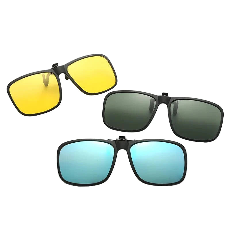 Unisex Clip-On Polarized Sunglasses – UV Protection