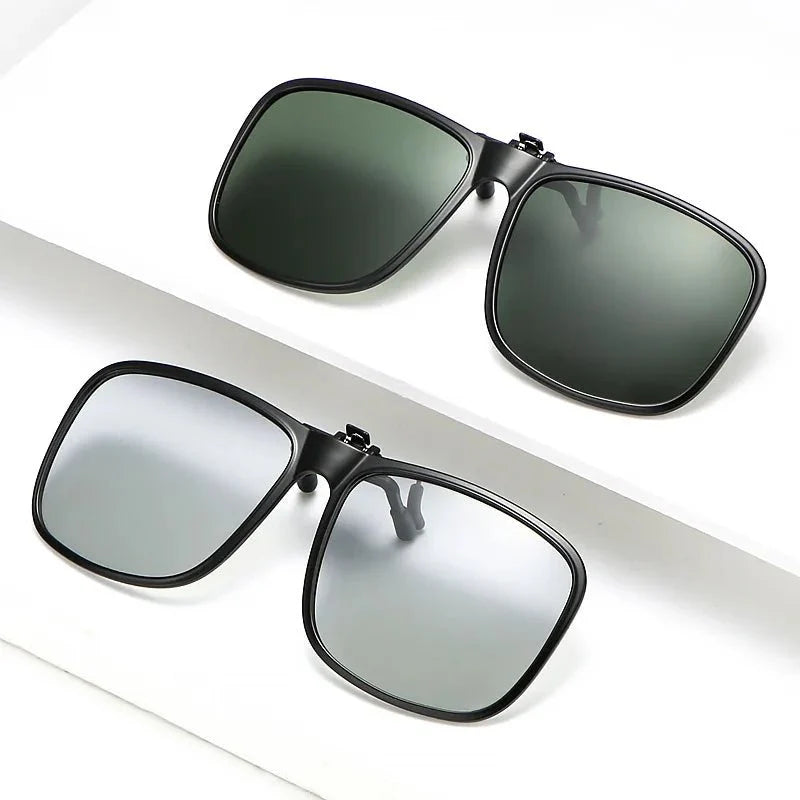 Unisex Clip-On Polarized Sunglasses – UV Protection