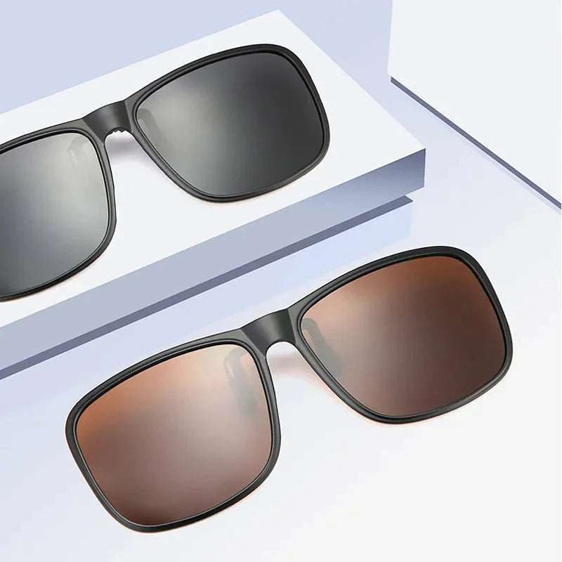 Unisex Clip-On Polarized Sunglasses – UV Protection