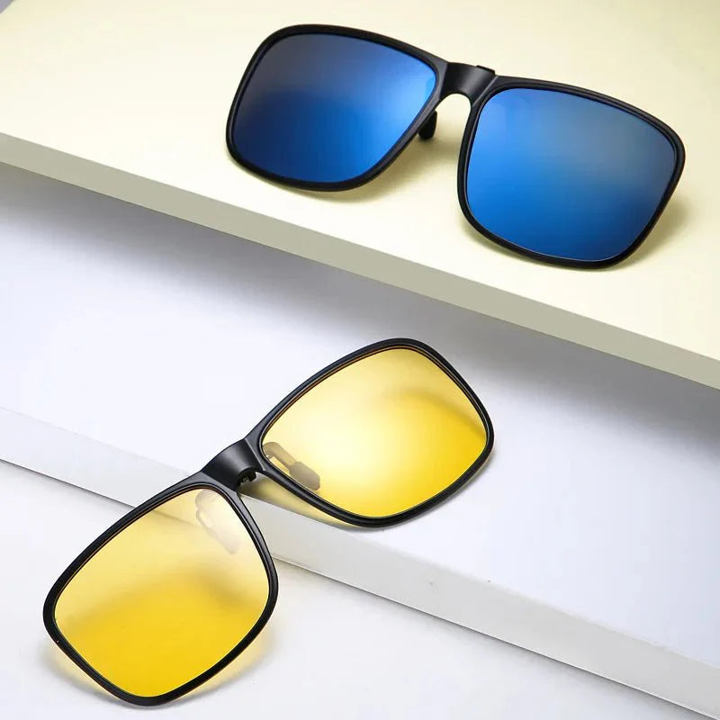 Unisex Clip-On Polarized Sunglasses – UV Protection