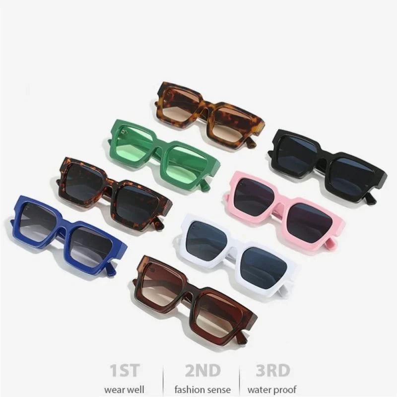 Square Frame Sunglasses – UV protection Anti-Reflective Large Lens Design