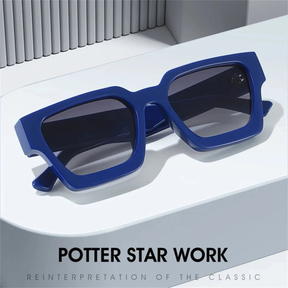 Square Frame Sunglasses – UV protection Anti-Reflective Large Lens Design