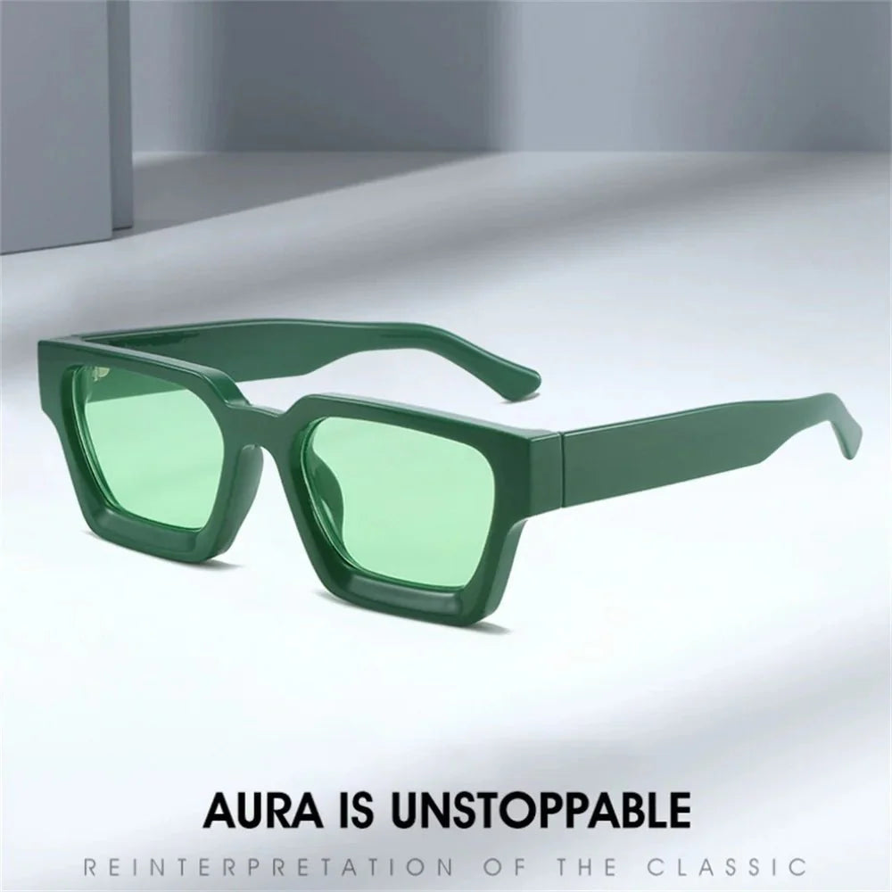 Square Frame Sunglasses – UV protection Anti-Reflective Large Lens Design