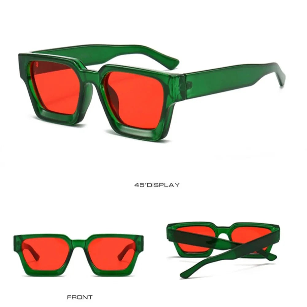 Square Frame Sunglasses – UV protection Anti-Reflective Large Lens Design