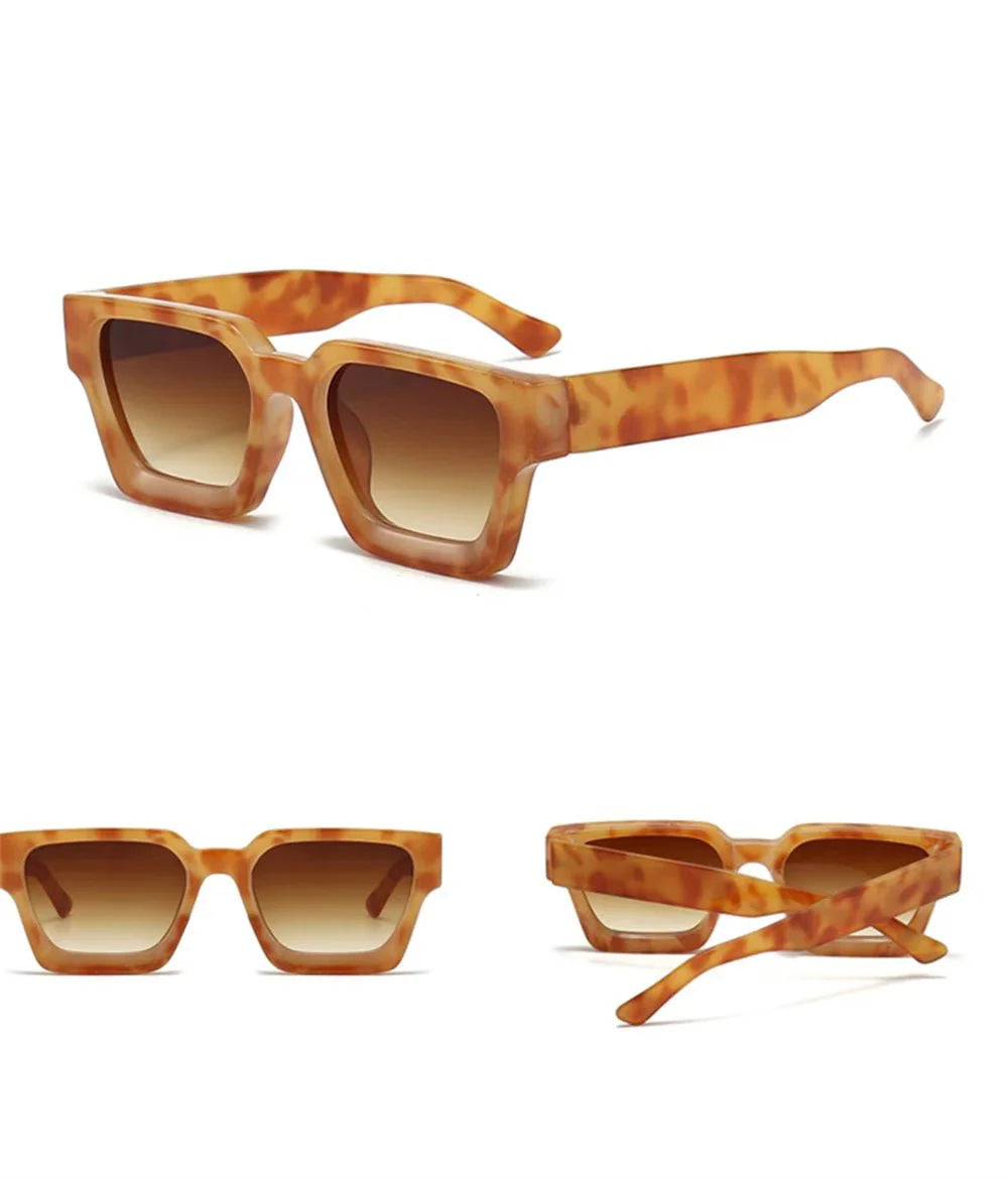 Square Frame Sunglasses – UV protection Anti-Reflective Large Lens Design