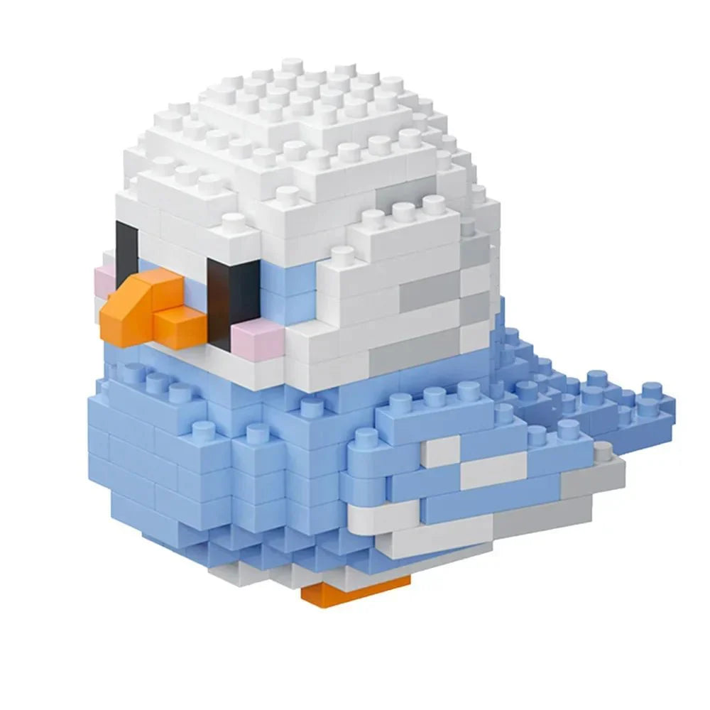 BUILT Colorful Parrot Micro Mini Building Blocks – Educational DIY Toy