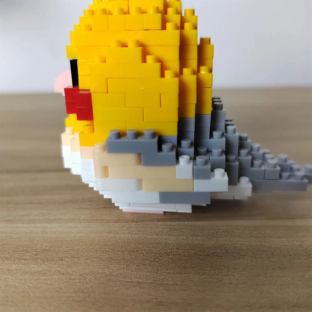 BUILT Colorful Parrot Micro Mini Building Blocks – Educational DIY Toy