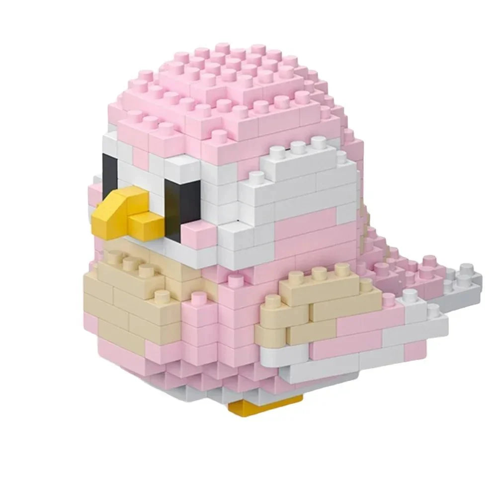 BUILT Colorful Parrot Micro Mini Building Blocks – Educational DIY Toy