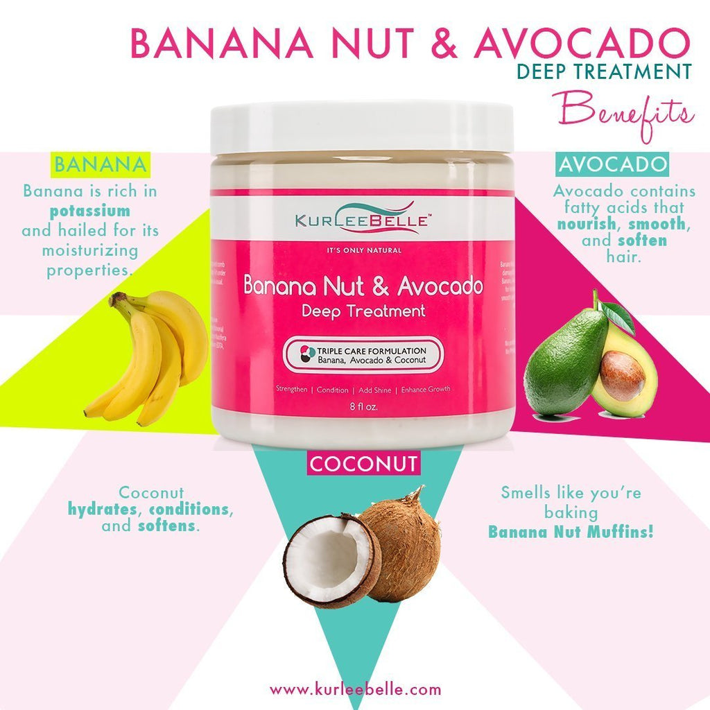 KurleeBelle Banana Nut & Avocado Deep Treatment