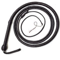 Leather Whip 6, 8, 10, 12, 14 & 16 Feet long 12 Strands Cowhide Leather Equestrian Black Bullwhip