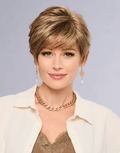 Let ' S Lambada Short Wavy Boycut Wig by Hairuwear, 2023 Spring Luxury Collection, Average Cap, Gl15-26 Buttered Toast