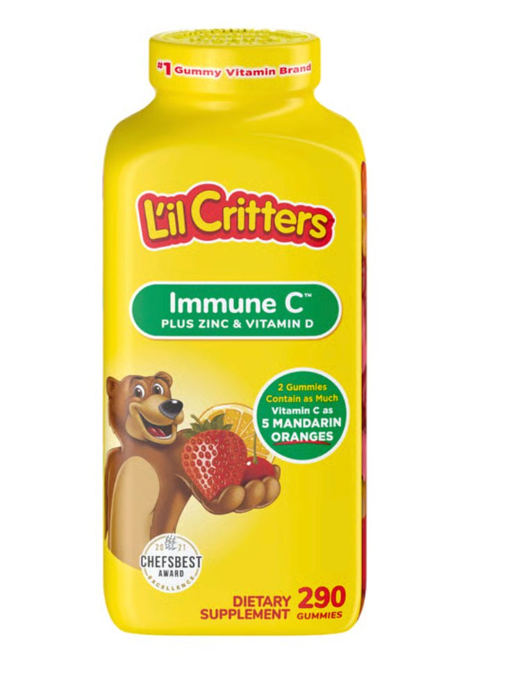 L'il Critters Immune C + Zinc & Vitamin D Gummies (290 ct)