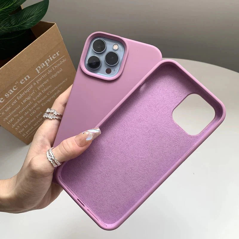 Liquid Silicone Phone Case – Full Coverage Protective Cover