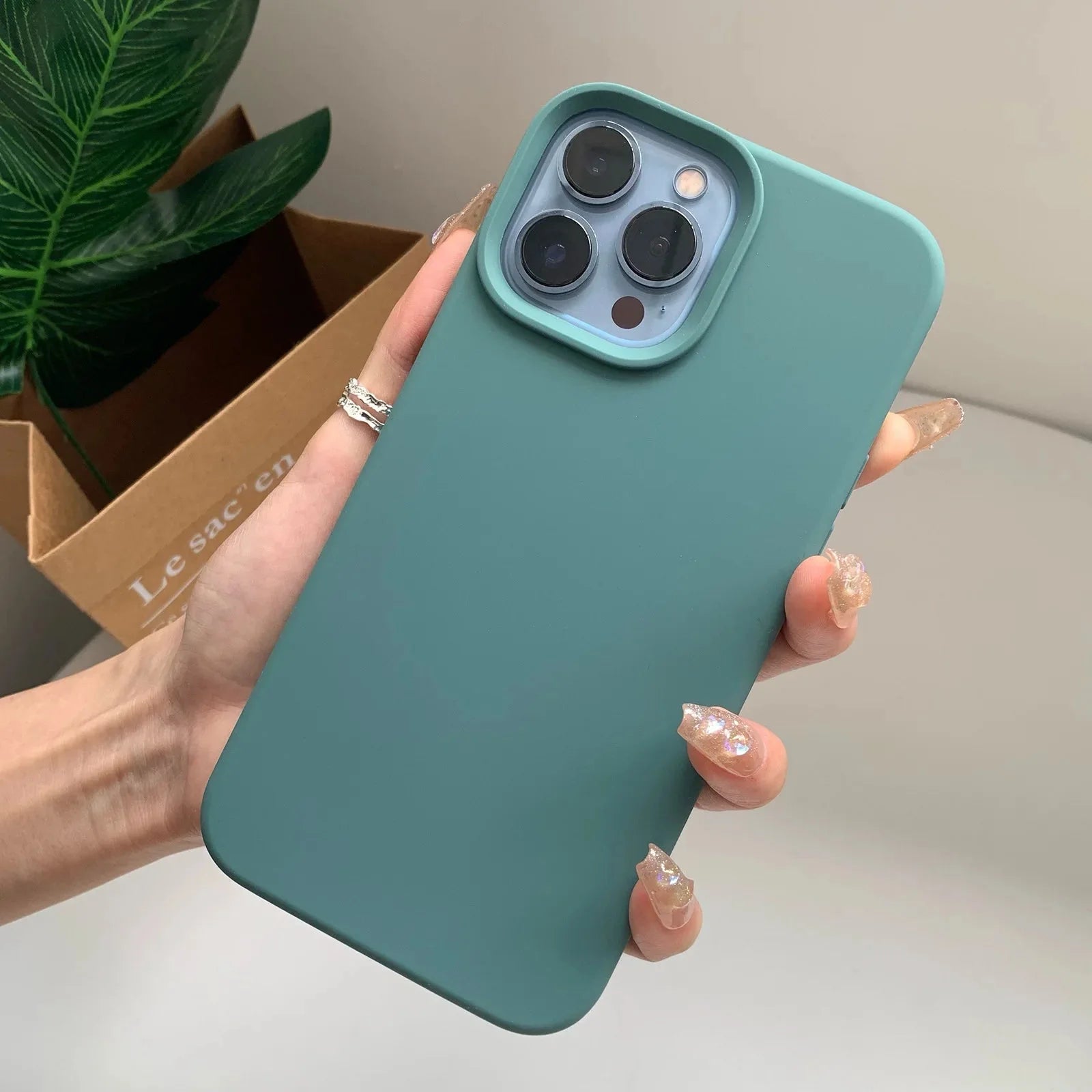 Liquid Silicone Phone Case – Full Coverage Protective Cover