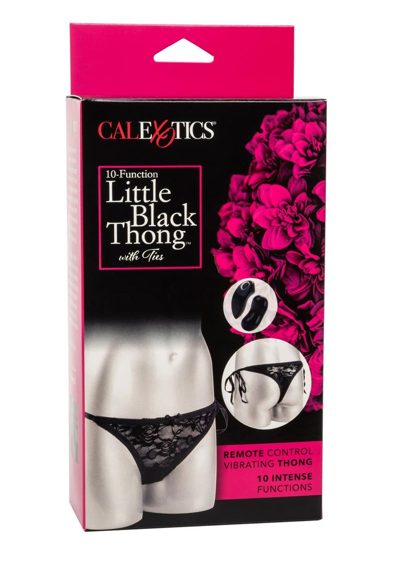 Little Black Thong Remote Control Panty Vibrator