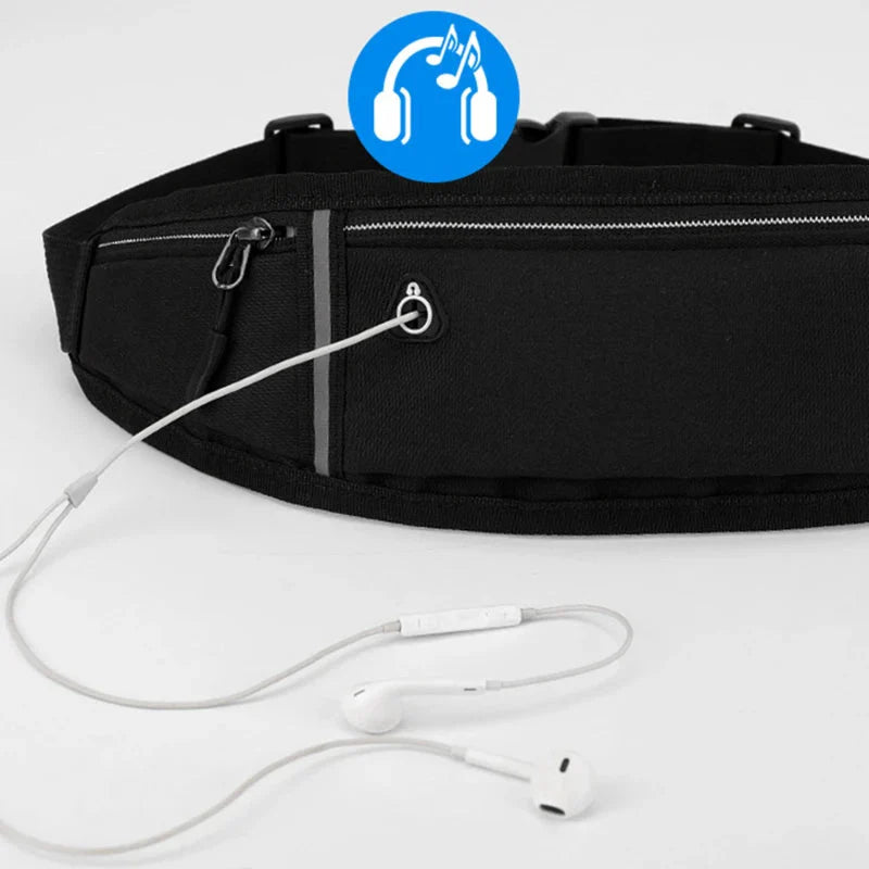 Waterproof Running Waist Bag – Lightweight Reflective Fanny Pack