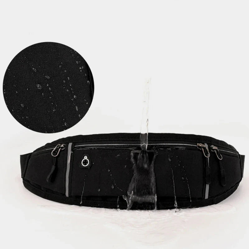 Waterproof Running Waist Bag – Lightweight Reflective Fanny Pack