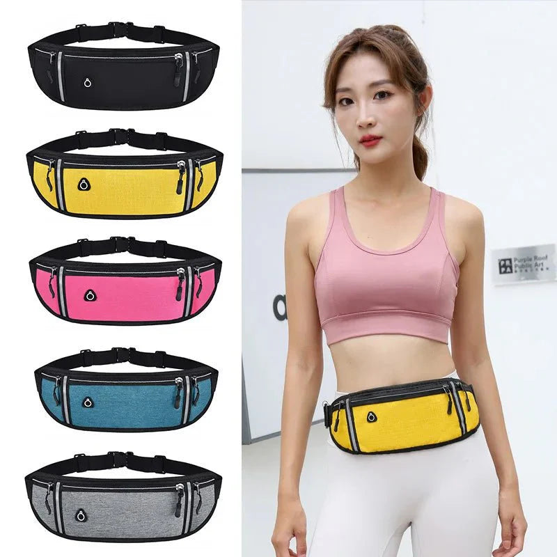 Waterproof Running Waist Bag – Lightweight Reflective Fanny Pack