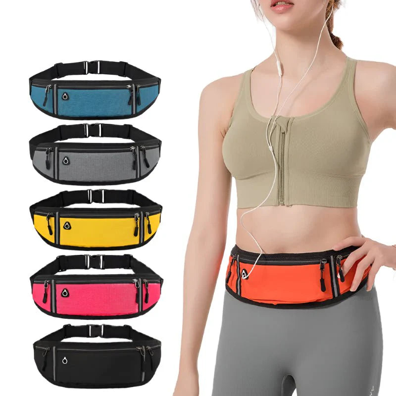 Waterproof Running Waist Bag – Lightweight Reflective Fanny Pack