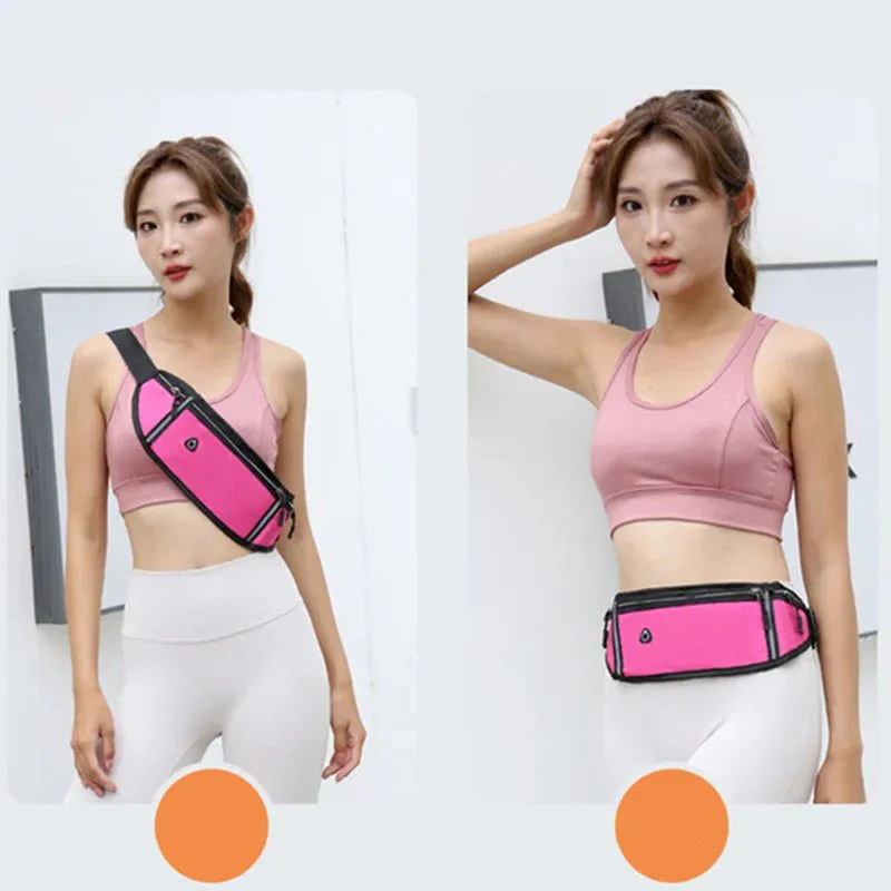 Waterproof Running Waist Bag – Lightweight Reflective Fanny Pack