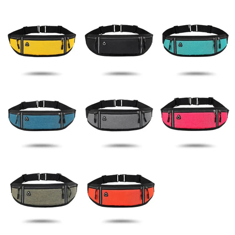 Waterproof Running Waist Bag – Lightweight Reflective Fanny Pack