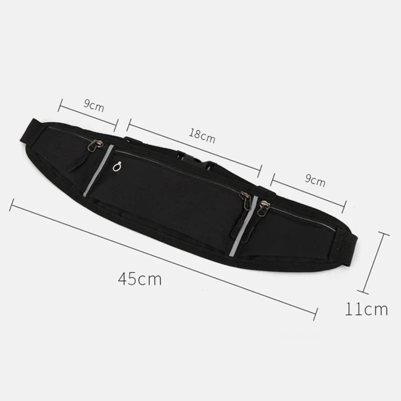 Waterproof Running Waist Bag – Lightweight Reflective Fanny Pack