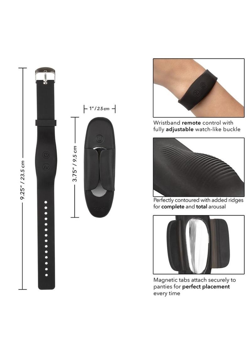 CalExotics Lock N Play Wristband Remote Control Panty Teaser