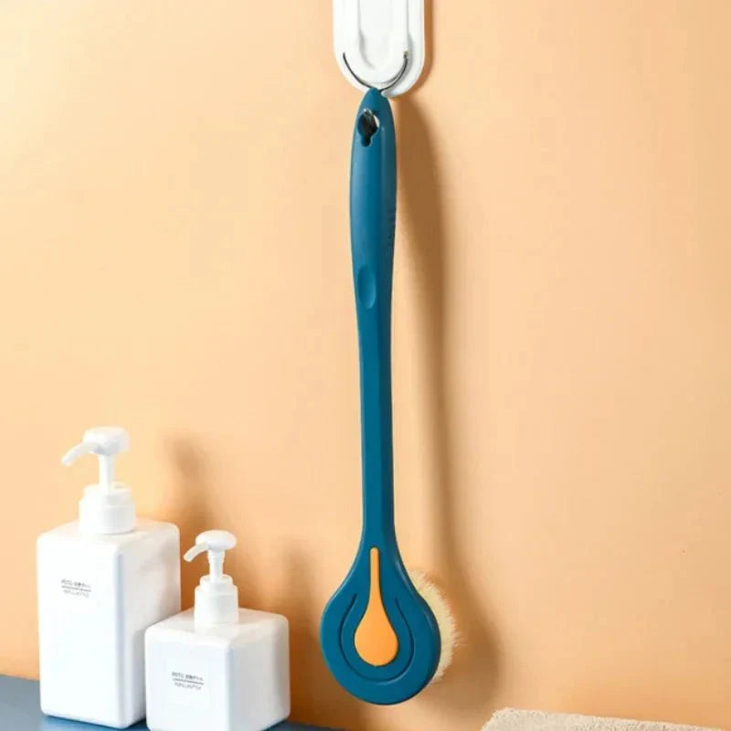 Long Handle Soft Bristle Bath Brush – Back Scrubber