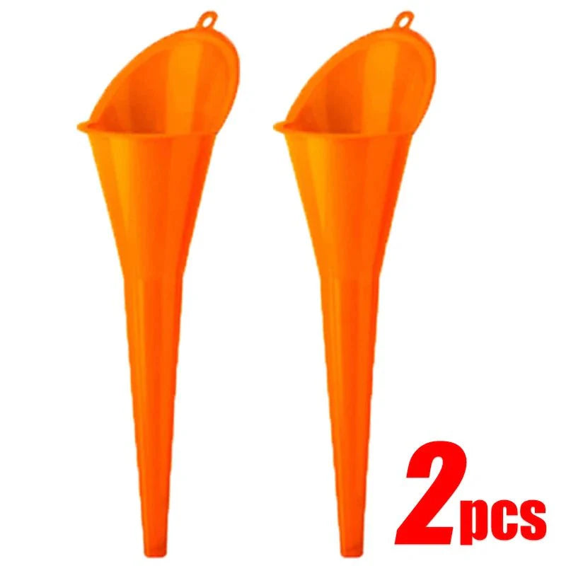 Long Mouth Refueling Funnel with Filter – Car and Motorcycle Engine Oil Filling Tool