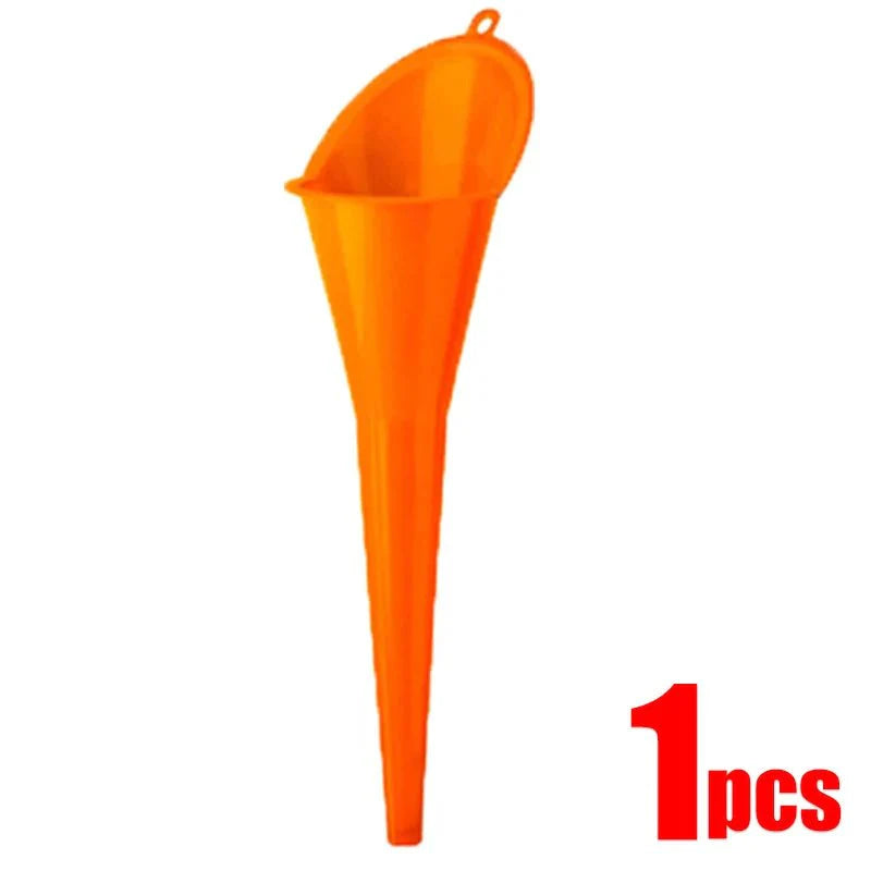 Long Mouth Refueling Funnel with Filter – Car and Motorcycle Engine Oil Filling Tool
