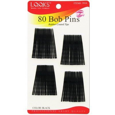 LQQKS 80 Bob Pins Black