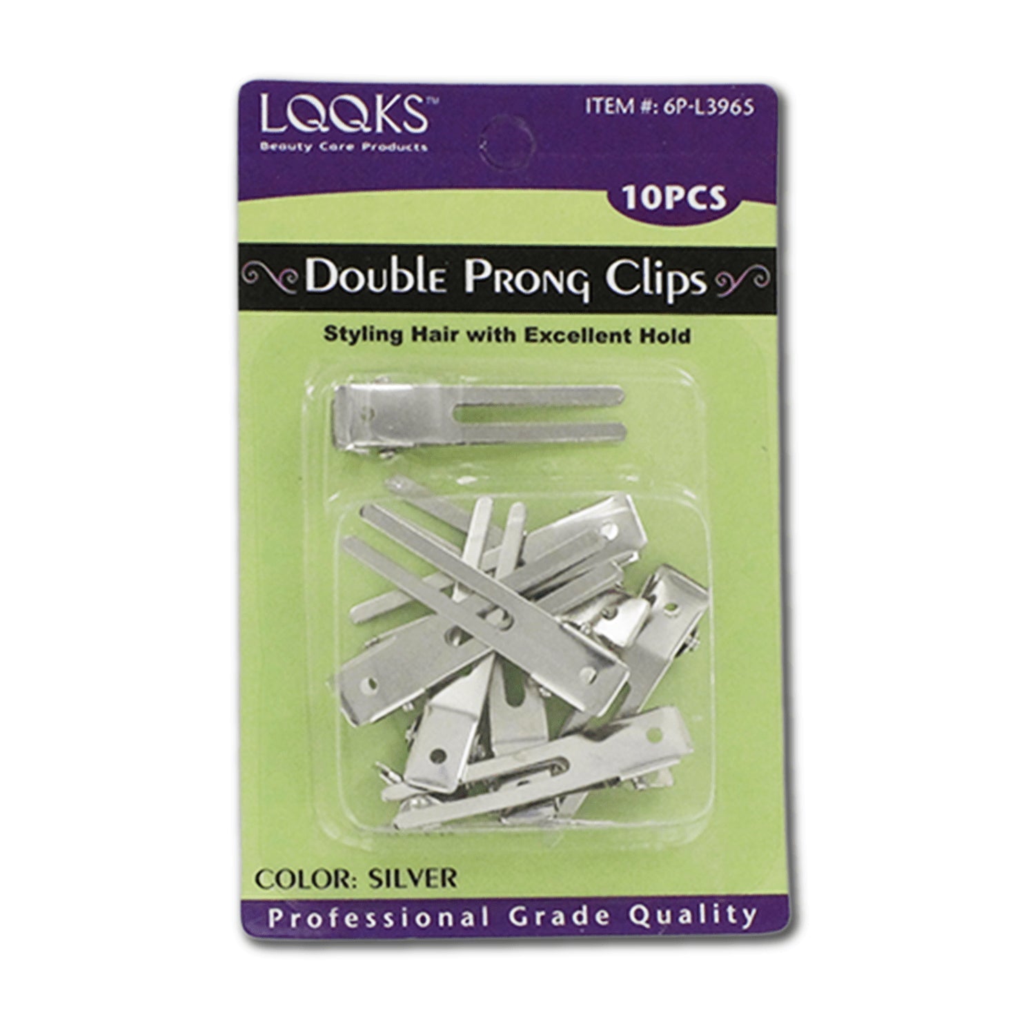 LQQKS Double Prong Clips 10PCS