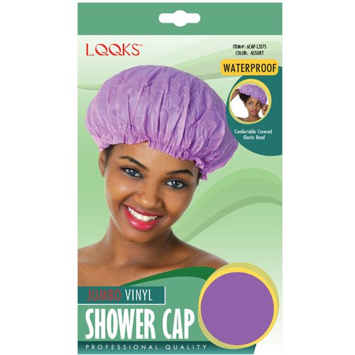 LQQKS  Jumbo  Vinyl Shower cap