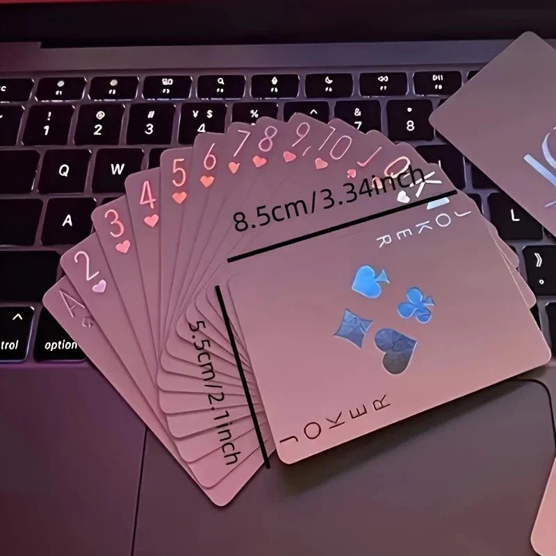 Luminous Poker Set | Glow-in-the-Dark Playing Cards for Parties