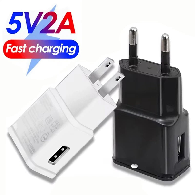 5V 2A Fast Charging USB Wall Charger – Travel Power Adapter