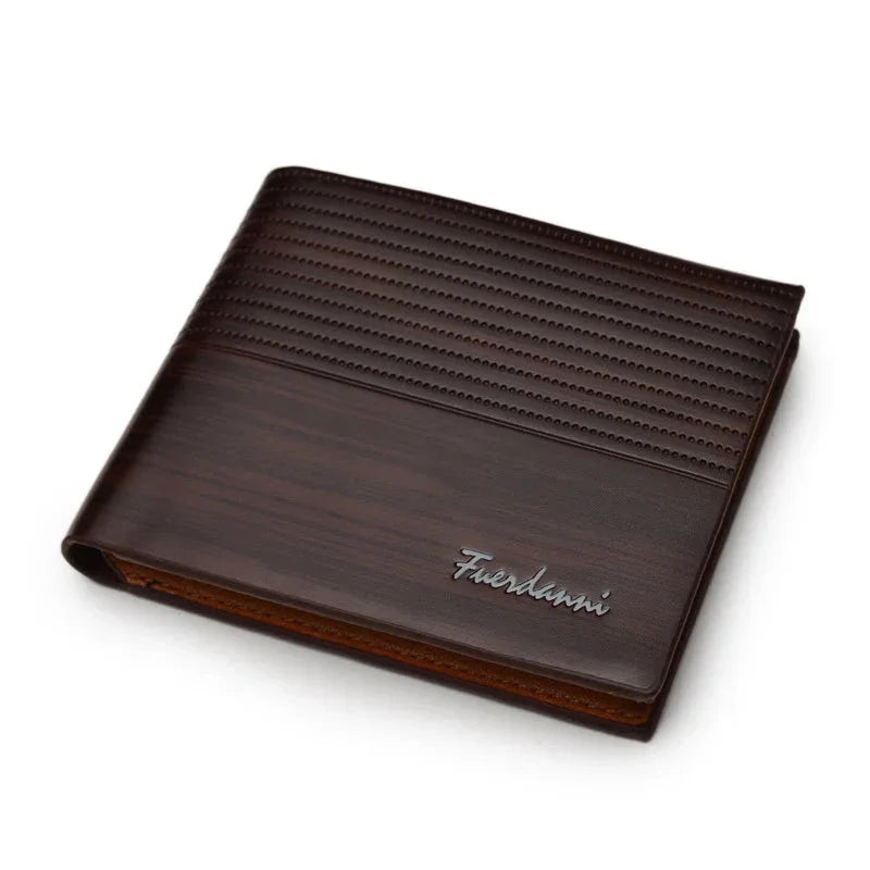 Men Leather Brand Luxury Wallet Short Slim Male Purses Money Clip Credit Card Dollar Price Portomonee Carteria