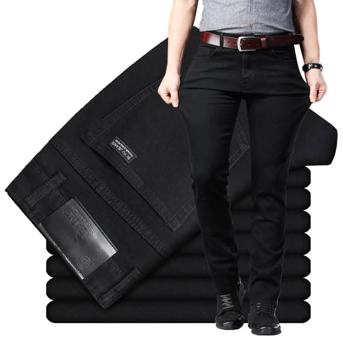 Men's Classic Slim Fit Denim