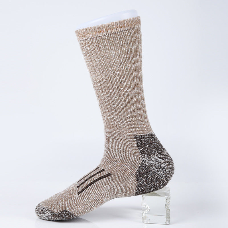 Merino wool socks hiking socks thickened warm anti slip breathable sports socks outdoor long socks for men and women