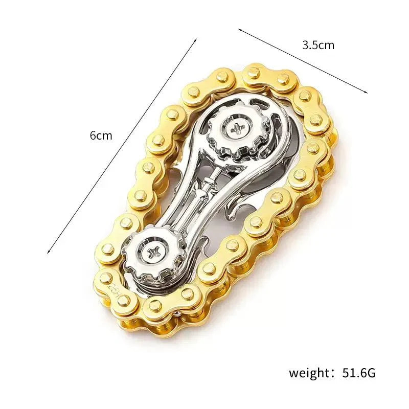 Metal Fidget Spinner Stainless Steel Stress Relief Desk Toy