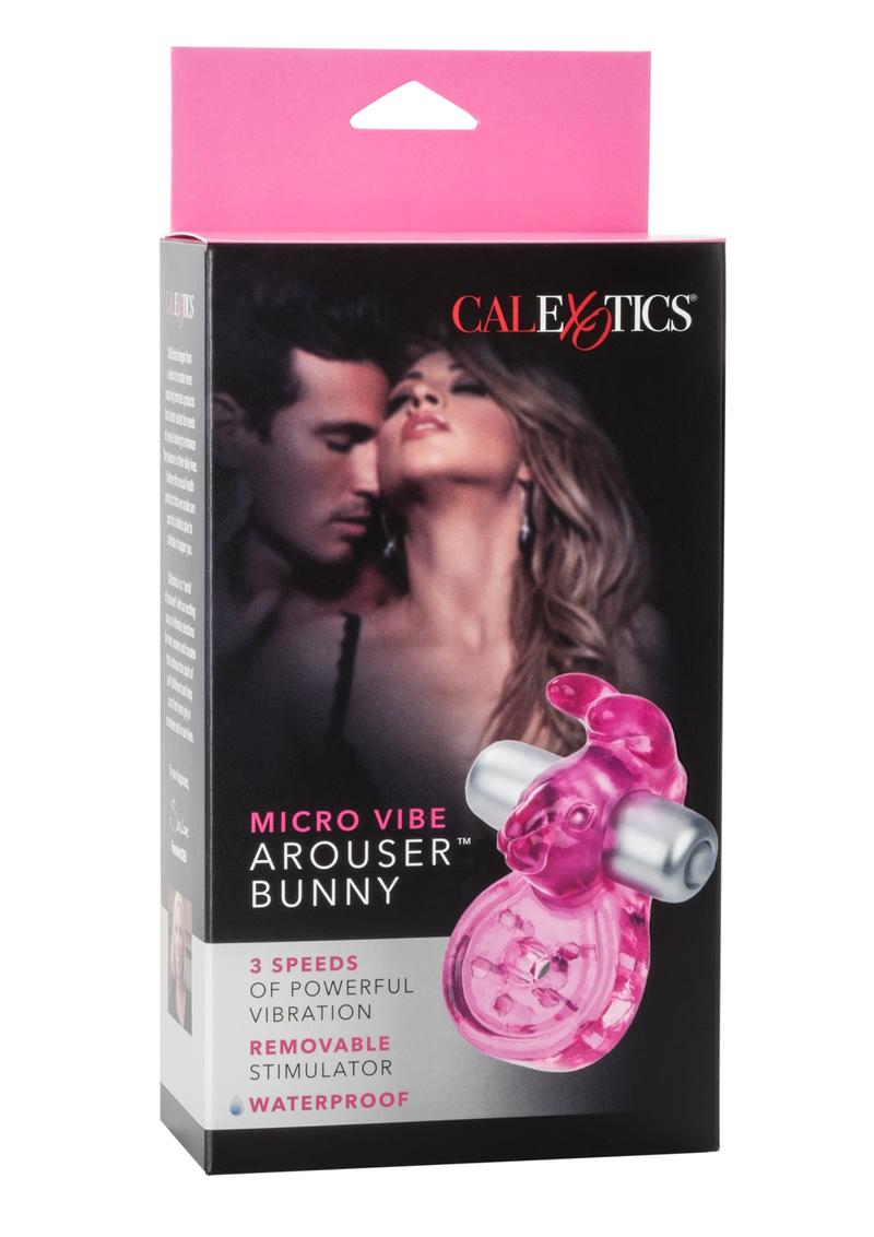 Micro Vibe Arouser Bunny Vibrating Cock Ring With 3 Speed Settings