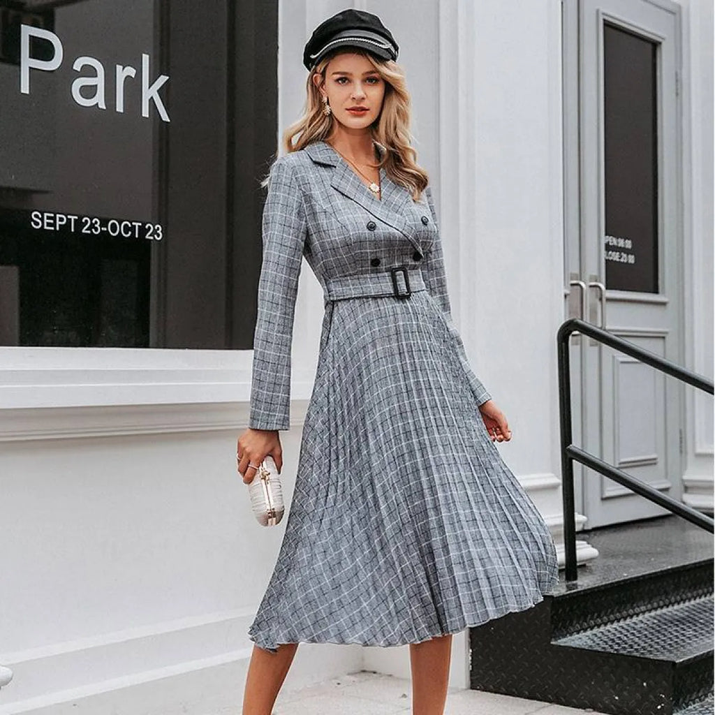 Midi Length Blazer Dress
