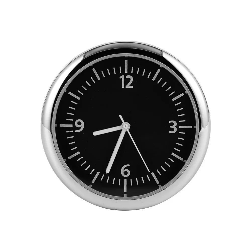 Mini Car Clock | Luminous Quartz Stick-On Dashboard Watch with Sapphire Glass