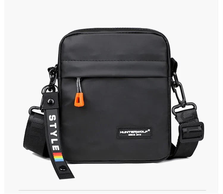 Mini Men’s Crossbody Phone Bag – Waterproof PU Leather Shoulder Messenger Bag