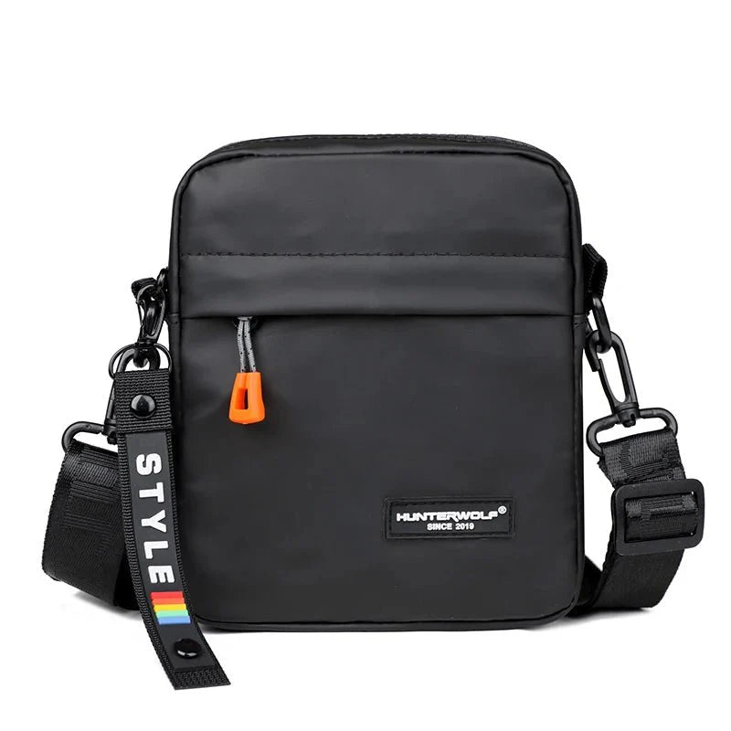 Mini Men’s Crossbody Phone Bag – Waterproof PU Leather Shoulder Messenger Bag