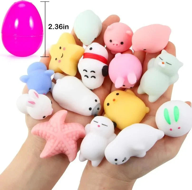 Mochi Squishy Toy Filled Easter Eggs – Animal Stress Relief Toys